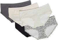Carole Hochman Cotton Hipster Underwear, Assorted Colors (5-Pack)