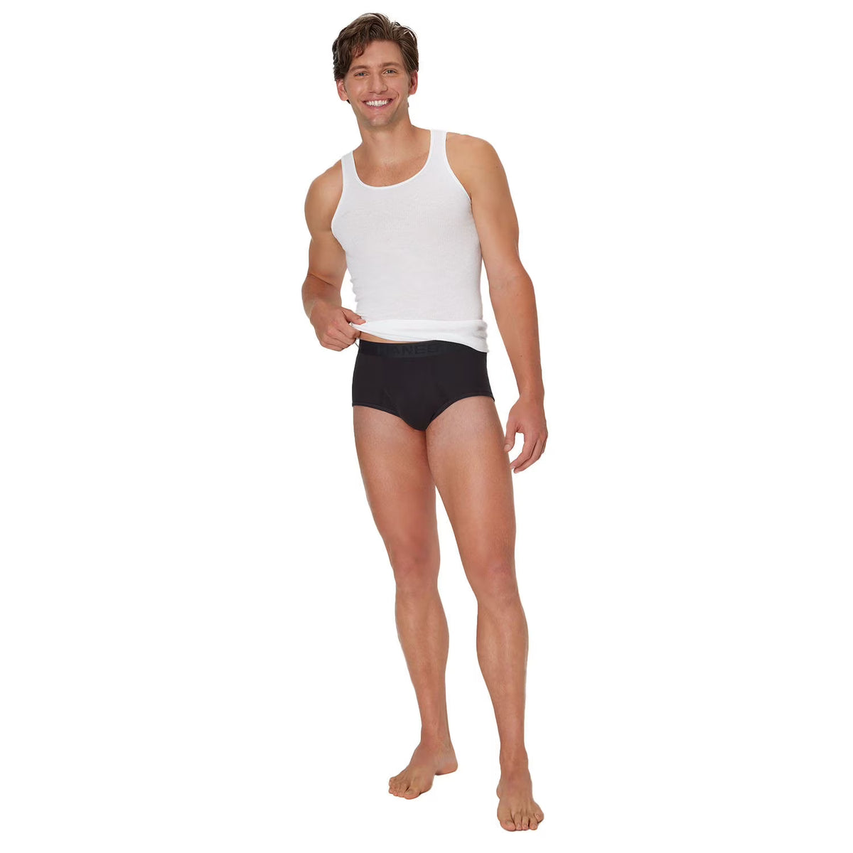 Hanes Men's Best Brief, Assorted Black/Grey (8-Pack)