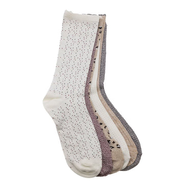 Cuddl Duds Women's - Super Soft Crew Sock, Pink Pack (6-Pack)