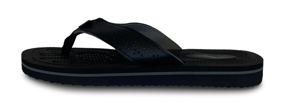 NORTY Men's Sandals - Flip Flop, Black (11155)