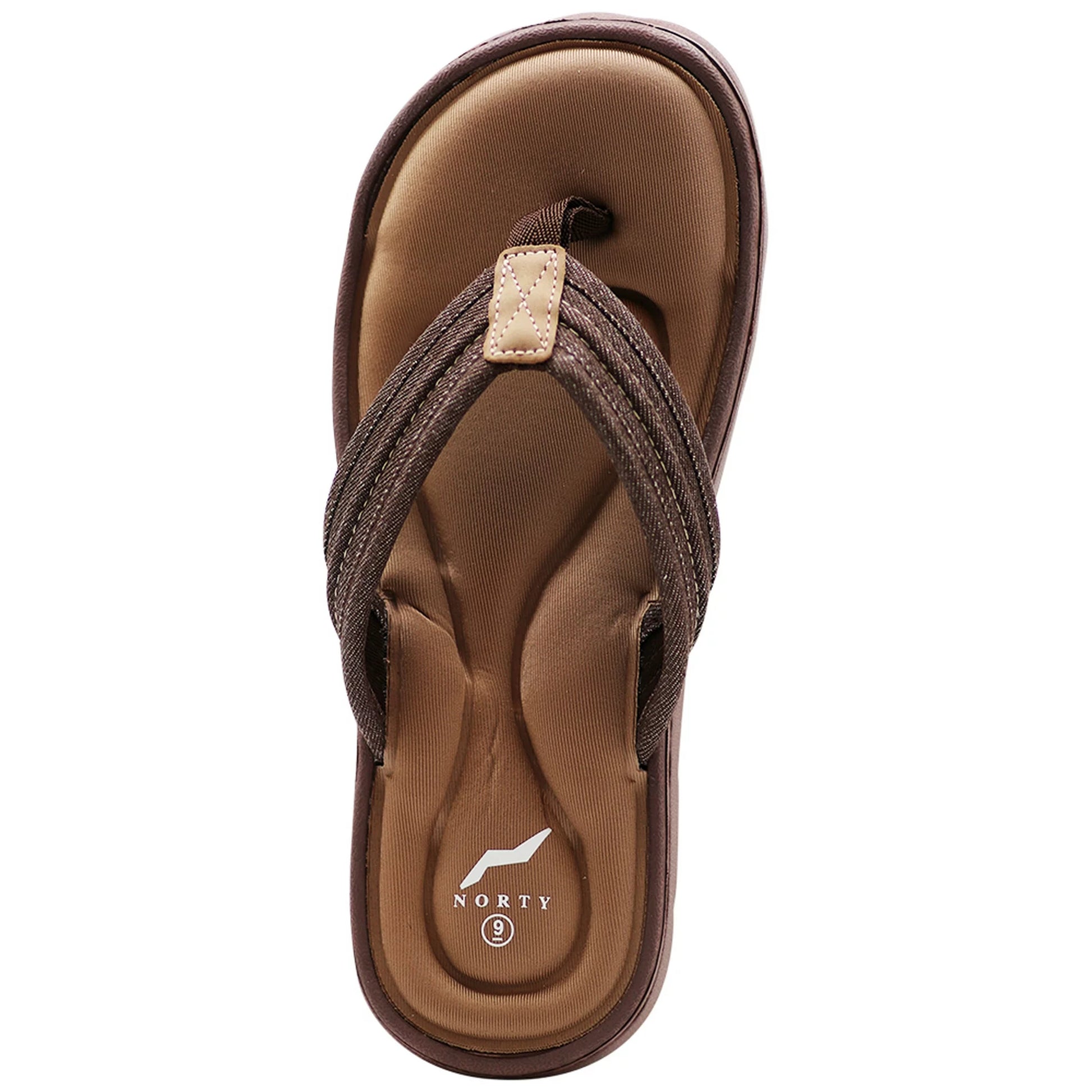 NORTY Mens Sandal, (12125) Brown Tan