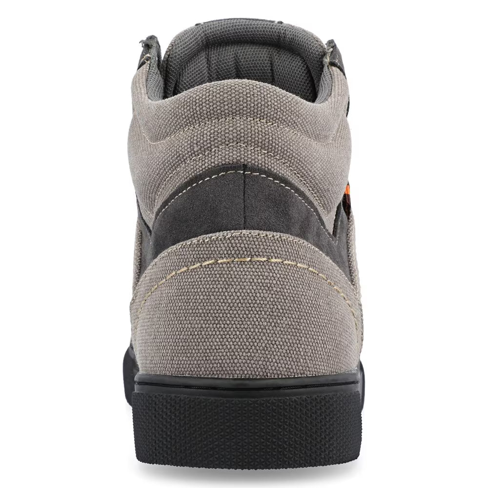 Vance Co. Justin High Top Sneaker - Light Grey