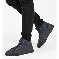 Vance Co. Justin High Top Sneaker - Light Grey