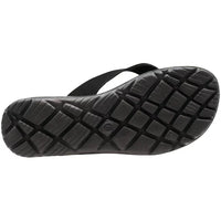 NORTY Womens Memory Foam Adult Female Flip Flops Black - (12115)