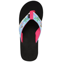 NORTY Womens Flip Flops Adult Female Beach Thong Sandals Black Shore (12251)