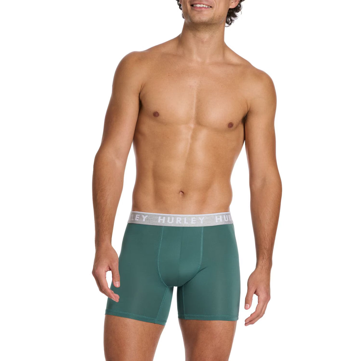 Hurley Men's Boxer Brief, Assorted Colors (4-Pack)