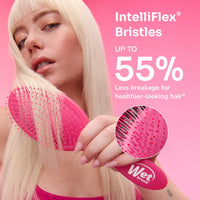 Wet Brush Mini Detangler Hair Brush, Detangling Hairbrush - Cream