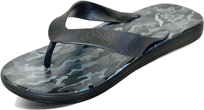 NORTY Men's Easy to Wear Casual EVA Flip Flop Sandal, Camouflage