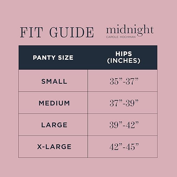 Carole Hochman Ladies Midnight, Super Soft Cotton, Hi-Cut Briefs (8-Pack)