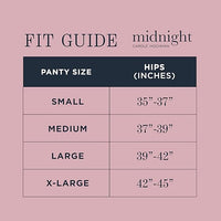 Carole Hochman Ladies Midnight, Super Soft Cotton, Hi-Cut Briefs (8-Pack)