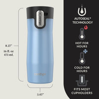 Contigo West Loop, AUTOSEAL Travel Mug, 16 oz / (2-Pack)
