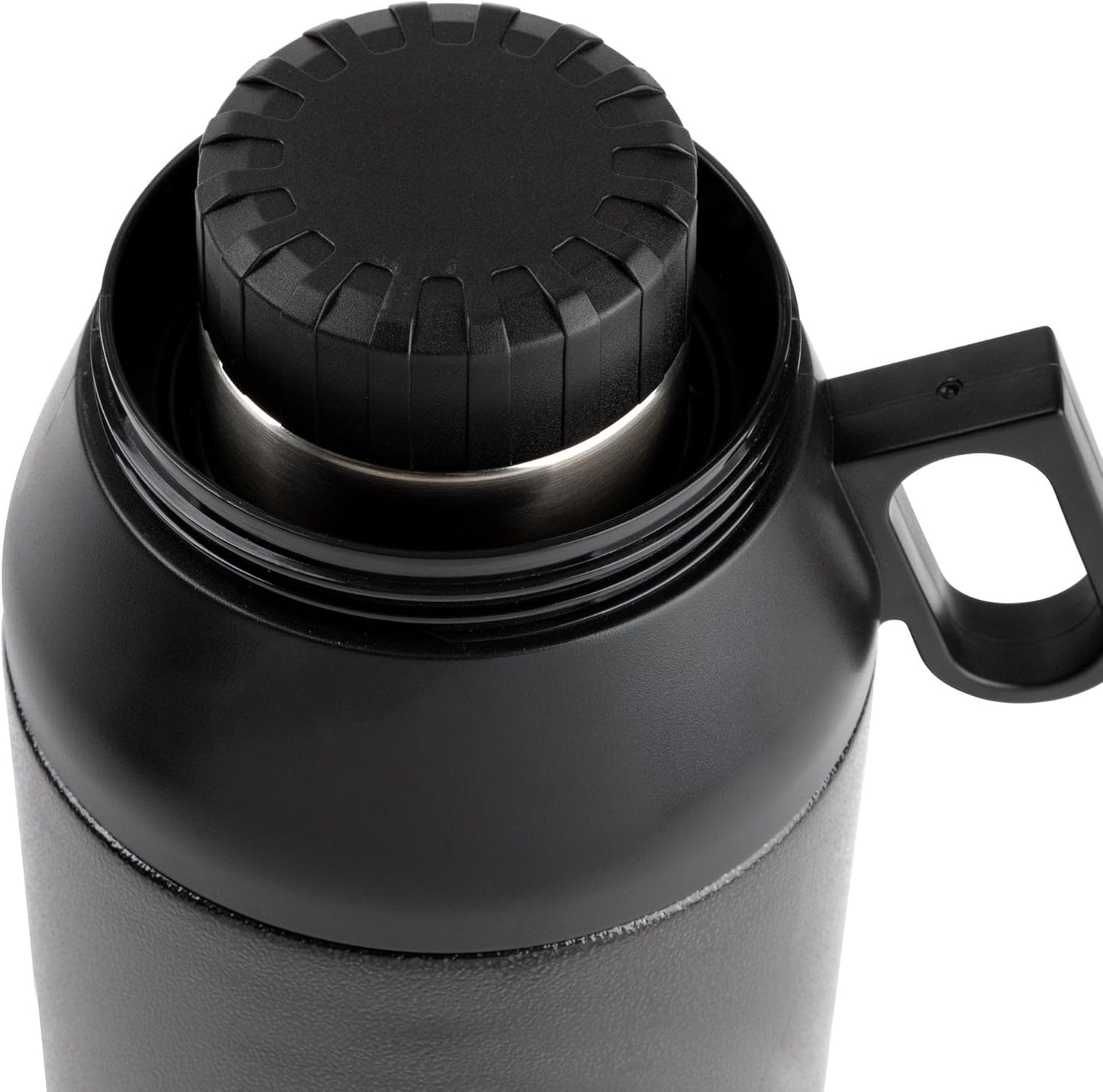 Manna Stack Stainless Steel Insulated Growler - 64 Oz - Black