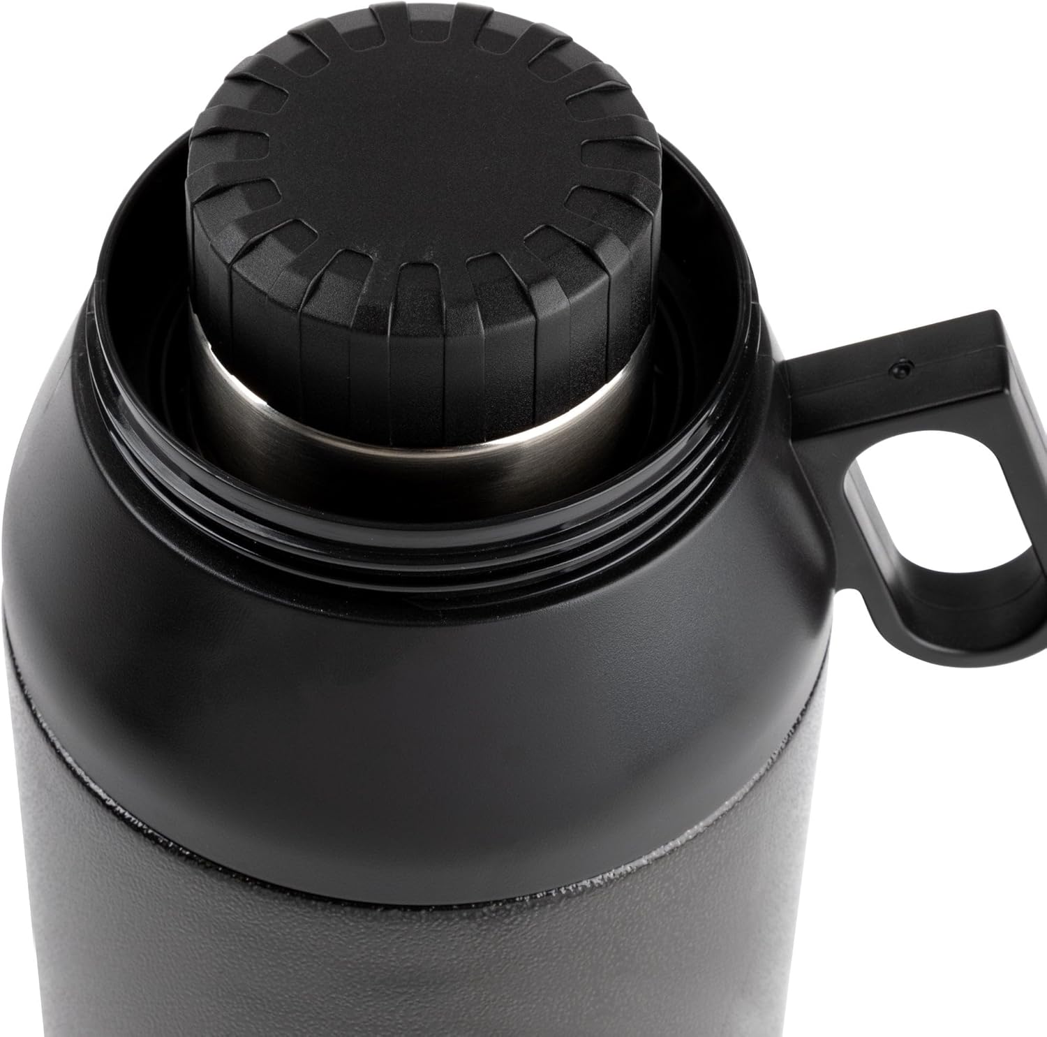 Manna Stack Stainless Steel Insulated Growler - 64 Oz - Black