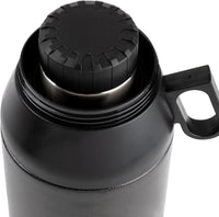 Manna Stack Stainless Steel Insulated Growler - 64 Oz - Black