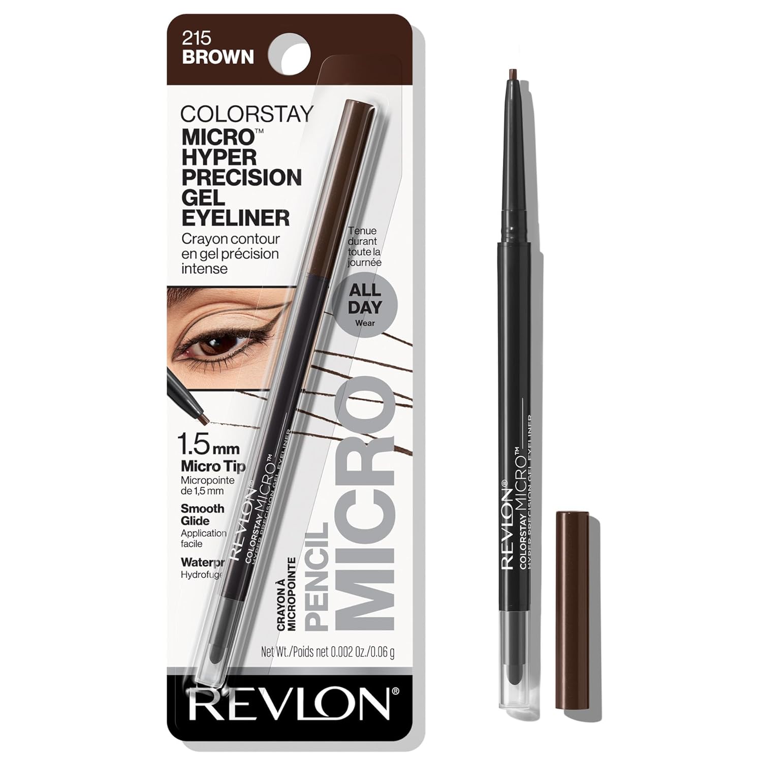 Revlon Colorstay Micro Hyper Precise Gel Eyeliner with Smudger Navy