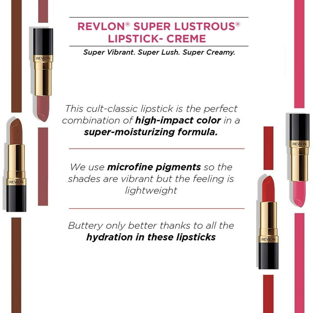 Revlon Super Lustrous Lipstick Creme, Chocolate Velvet 135