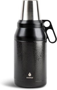 Manna Stack Stainless Steel Insulated Growler - 64 Oz - Black