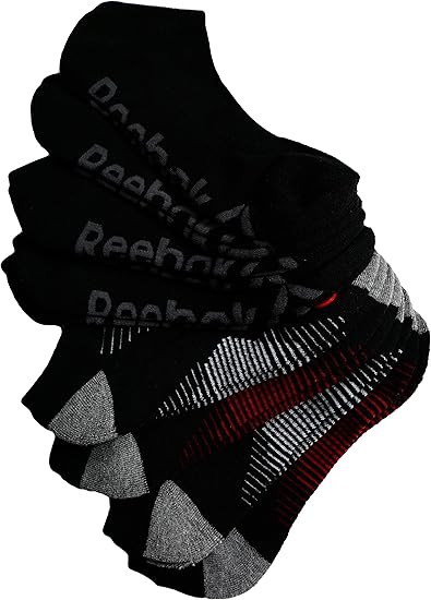 Reebok Men's Cushion Low Cut Socks (8 Pack) (170123)