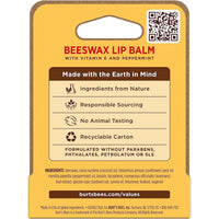 Burt's Bees 100% Natural Origin Moisturizing Beeswax Lip Balm