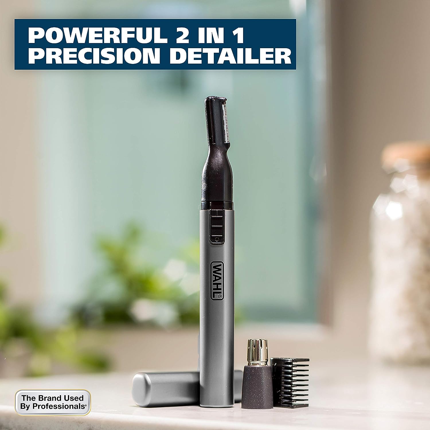 Wahl Micro Groomsman 2-In-1 Precision Detailer Cordless Hair Trimmer