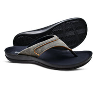 Aerothotic Women's Comfortable Slides, Terrene, Grey (L1324)