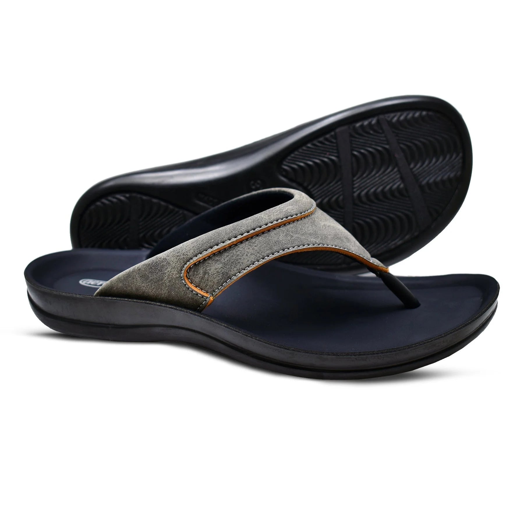 Aerothotic Women's Comfortable Slides, Terrene, Grey (L1324)