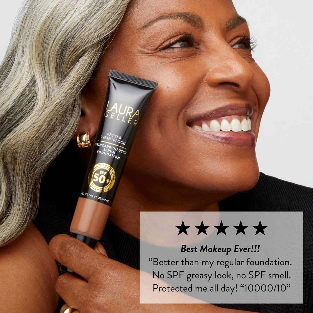 LAURA GELLER Better Than Block Skincare-Foundation SPF 50+