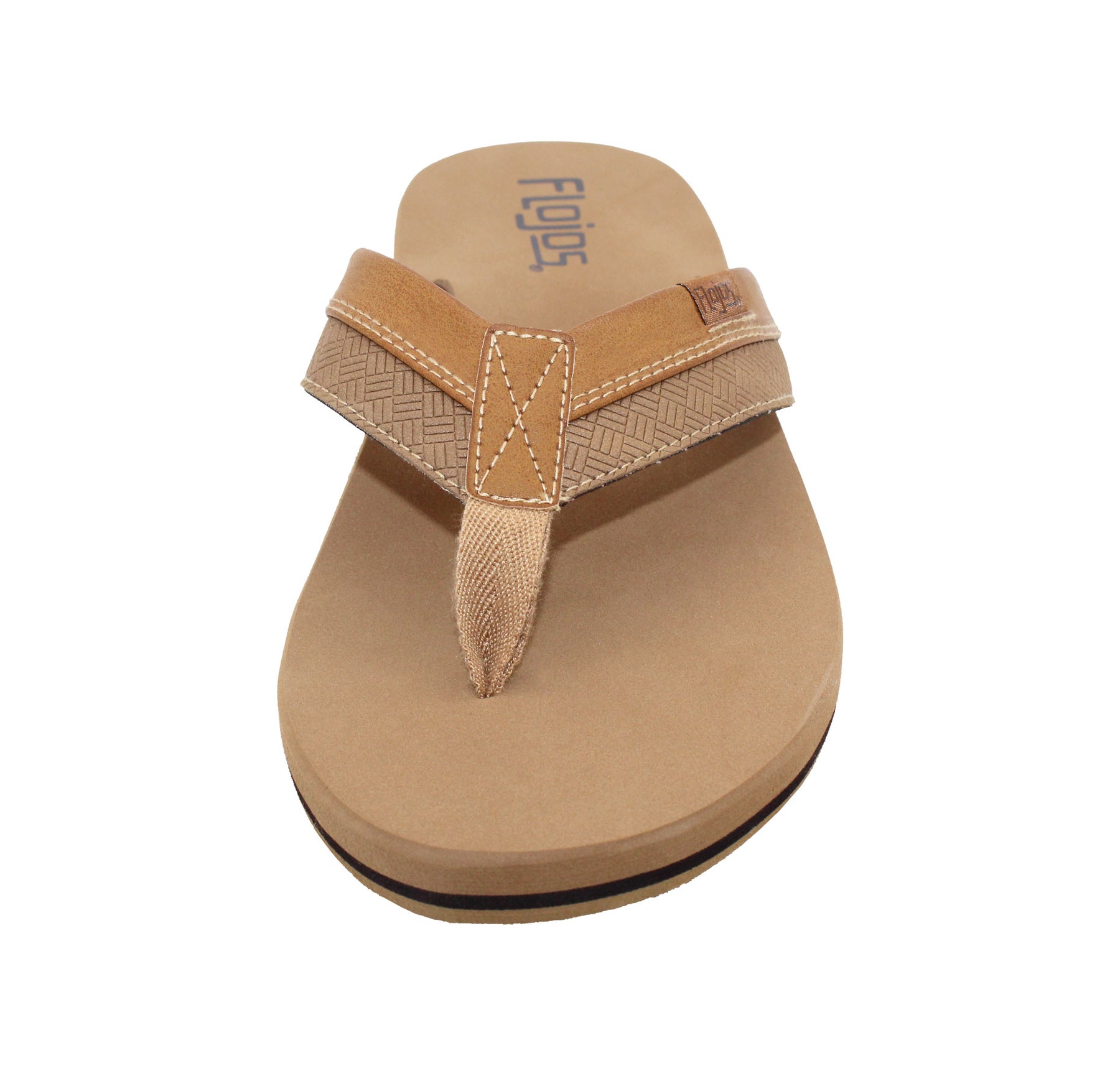 Flojos Ryan Tutone Strap with Arch support Men's Sandal - TAN (846)