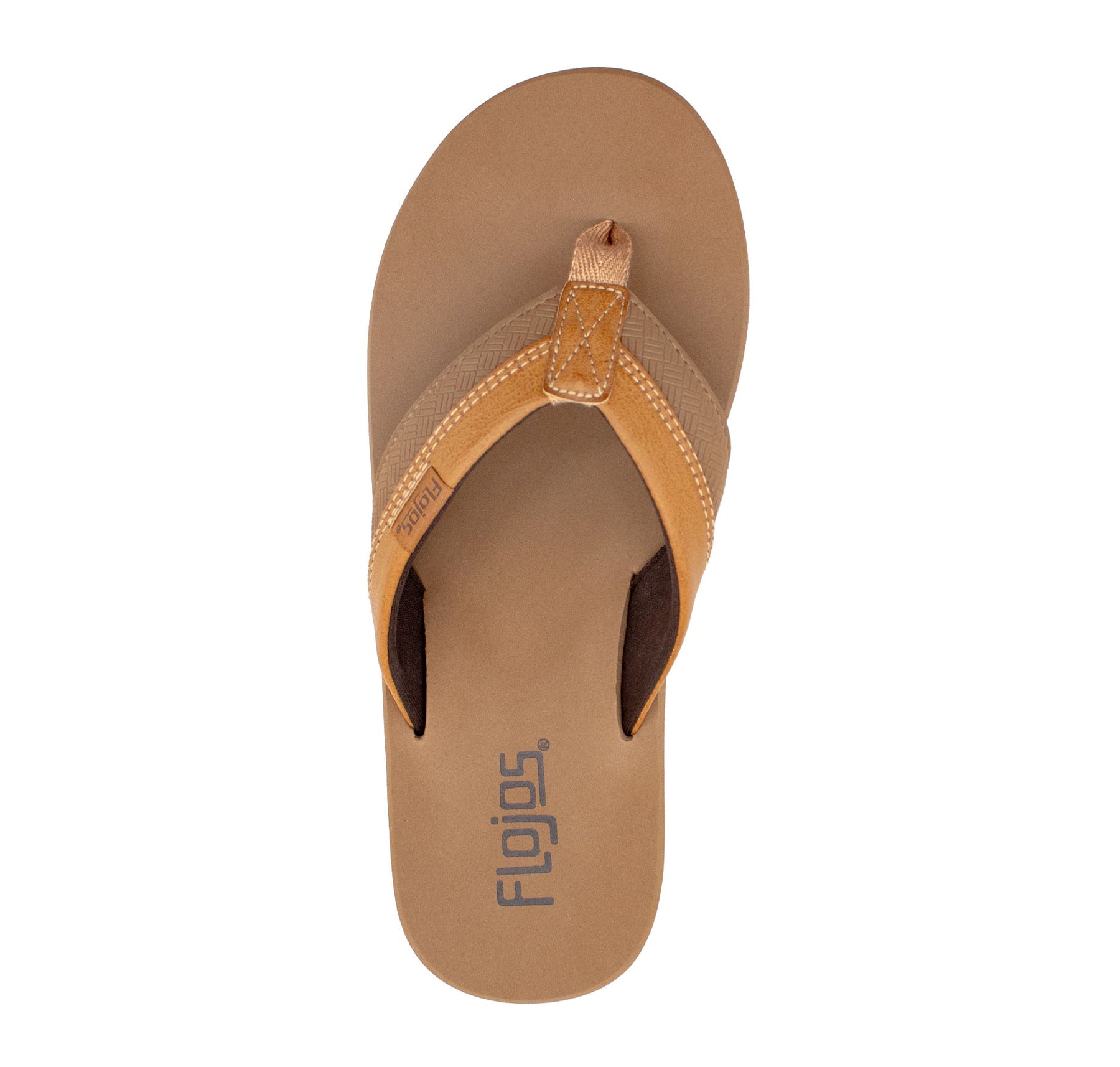 Flojos Ryan Tutone Strap with Arch support Men's Sandal - TAN (846)
