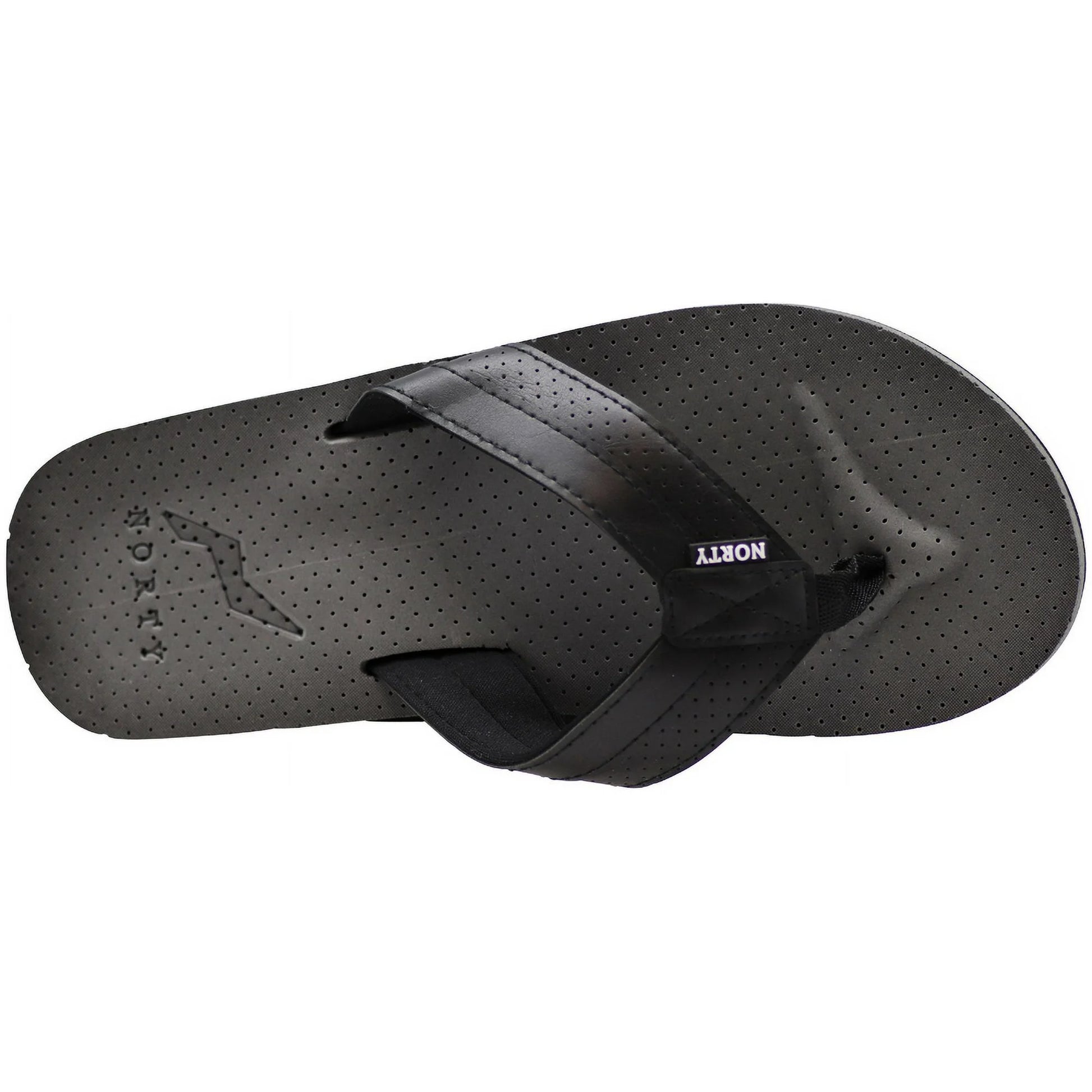 Norty Men's Soft EVA Flip Flop Thong Sandal Shoe (11082)- (Grey/Black)