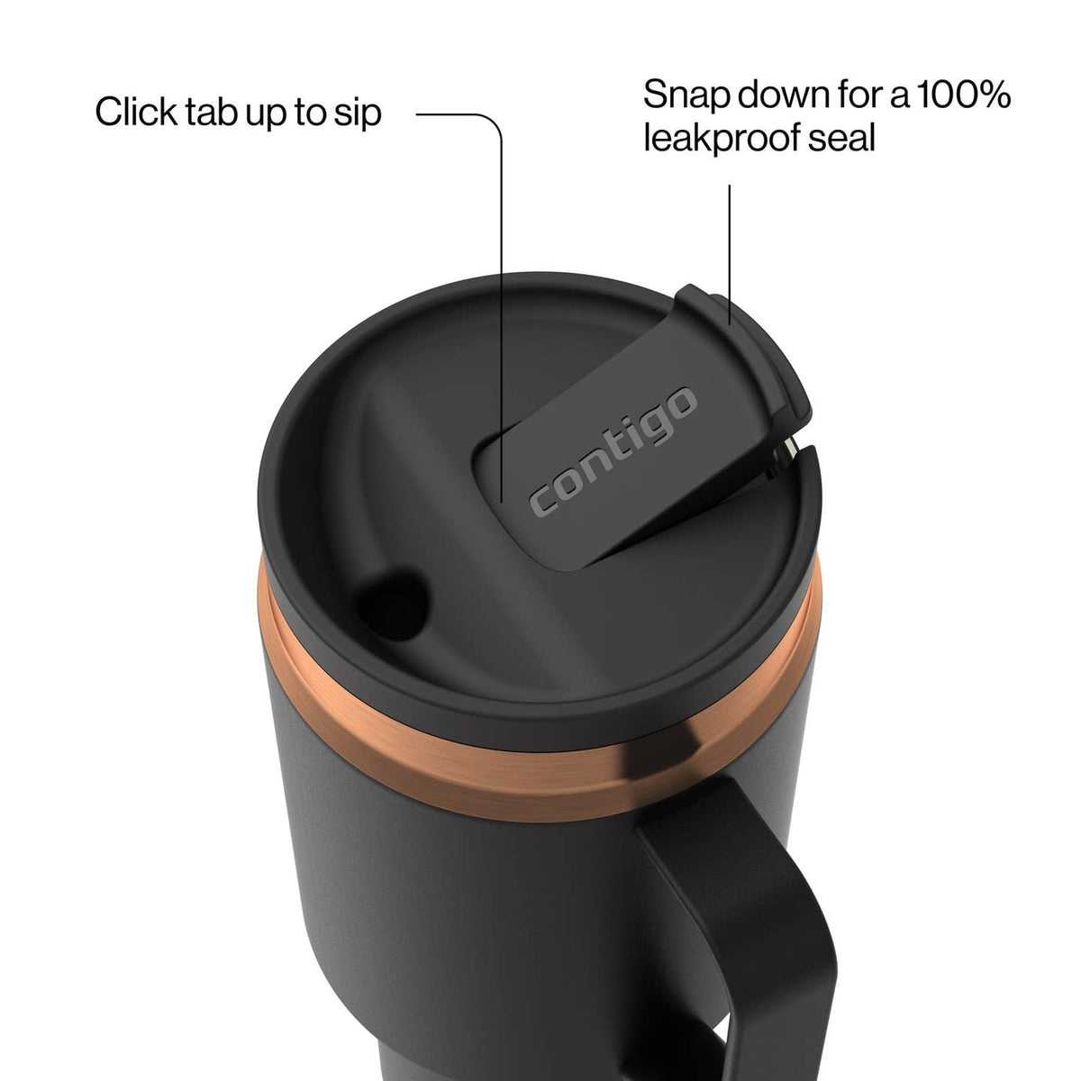 Contigo - SnapSeal Insulated Stainless Steel Tumbler 30 oz