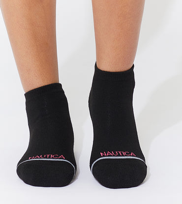 Nautica Women's Athletic Lowcut Socks (Pack Of 6)