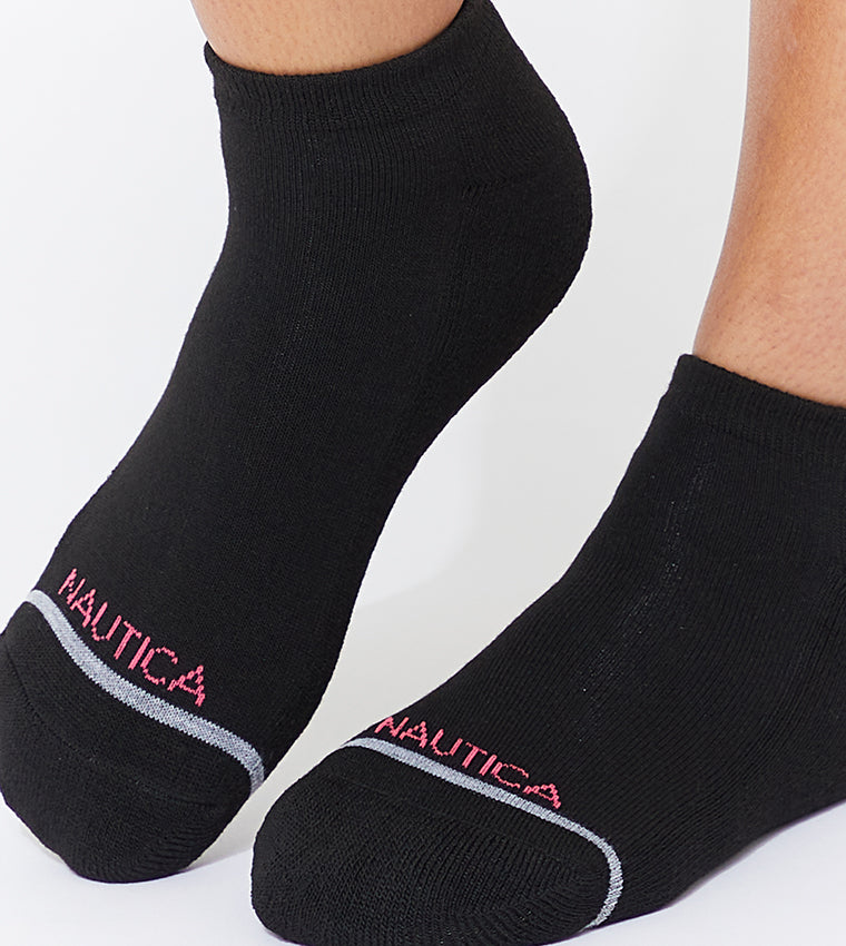 Nautica Women's Athletic Lowcut Socks (Pack Of 6)