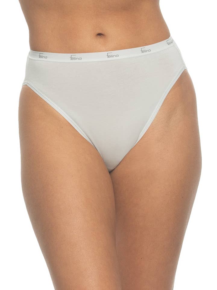 Felina | Signature Cotton Hi-Cut 5-Pack - Glacier Pink # 547 (5-Pack)