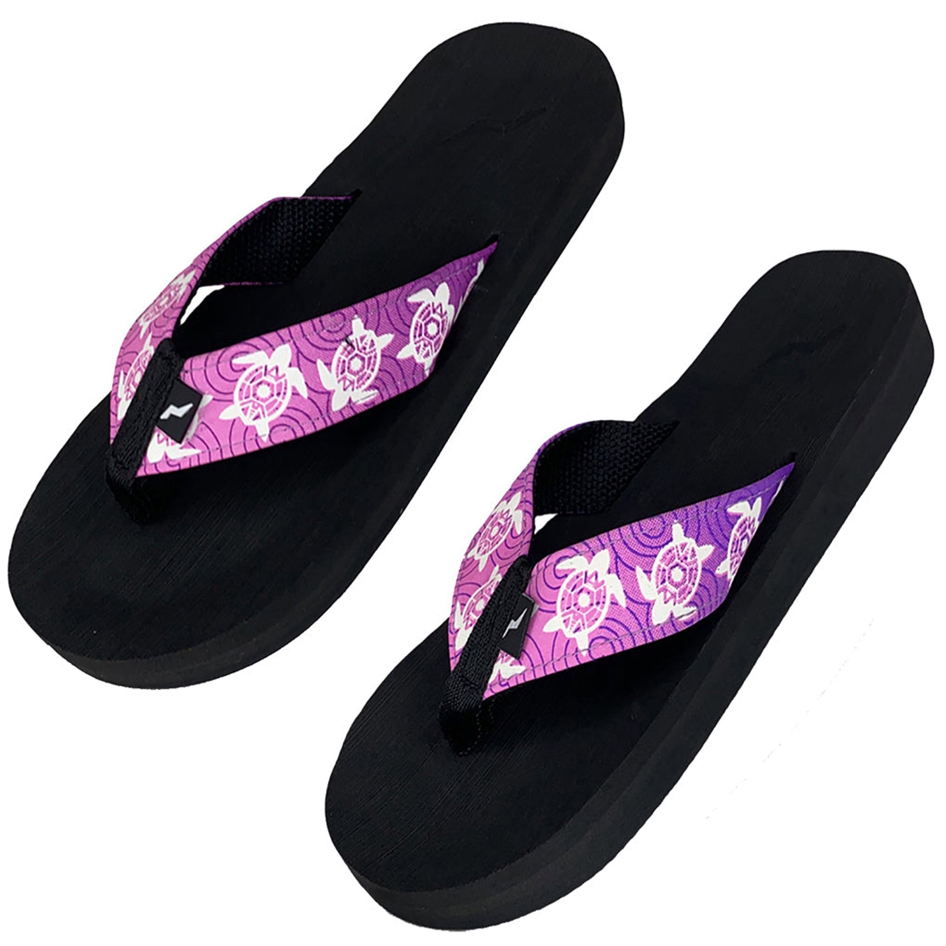 NORTY Women's Resort Sandal Flip Flop Fuchsia Turtle (12270)