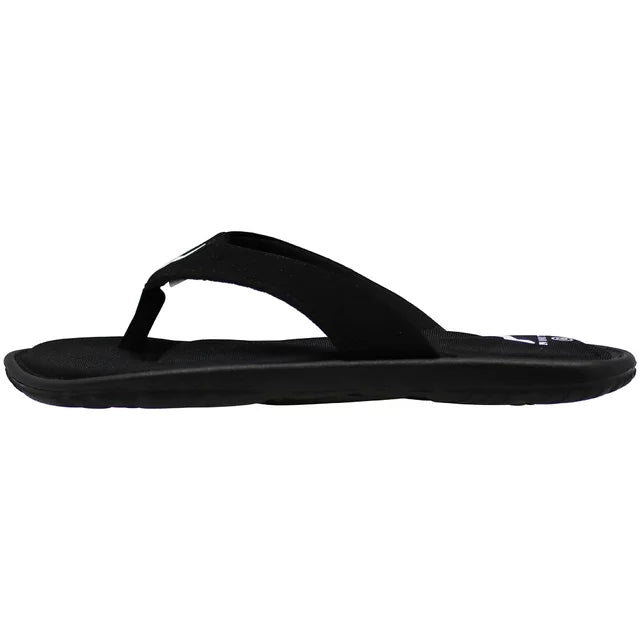 NORTY Womens Memory Foam Adult Female Flip Flops Black - (12115)