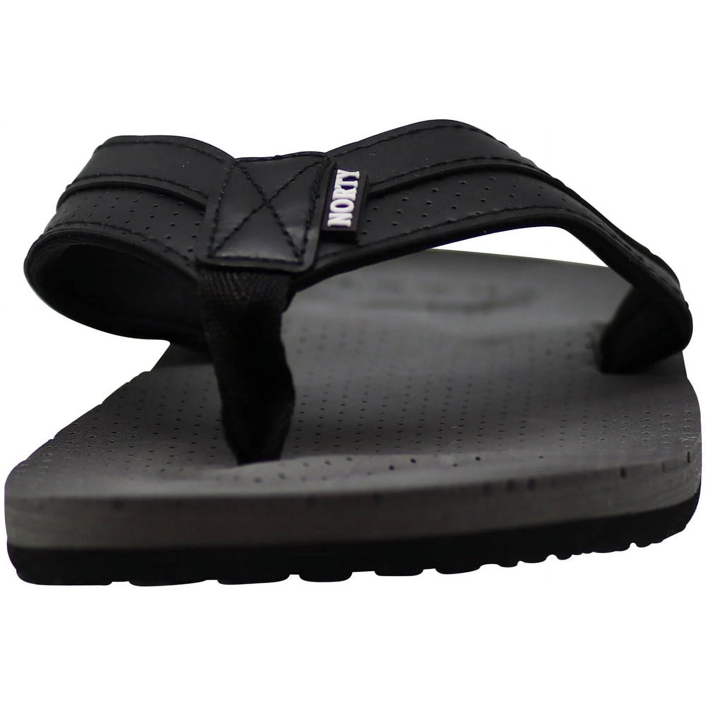 Norty Men's Soft EVA Flip Flop Thong Sandal Shoe (11082)- (Grey/Black)