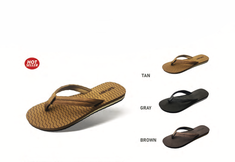 Surf 7 USA Women’s Flip Flops - Brown (FF401W)