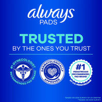Always Ultra Thin Overnight Pads with Wings, Size # 4 (80 count)
