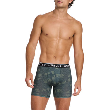 Hurley Men's Mens Boxer Brief, Assorted Colors (4-Pack)