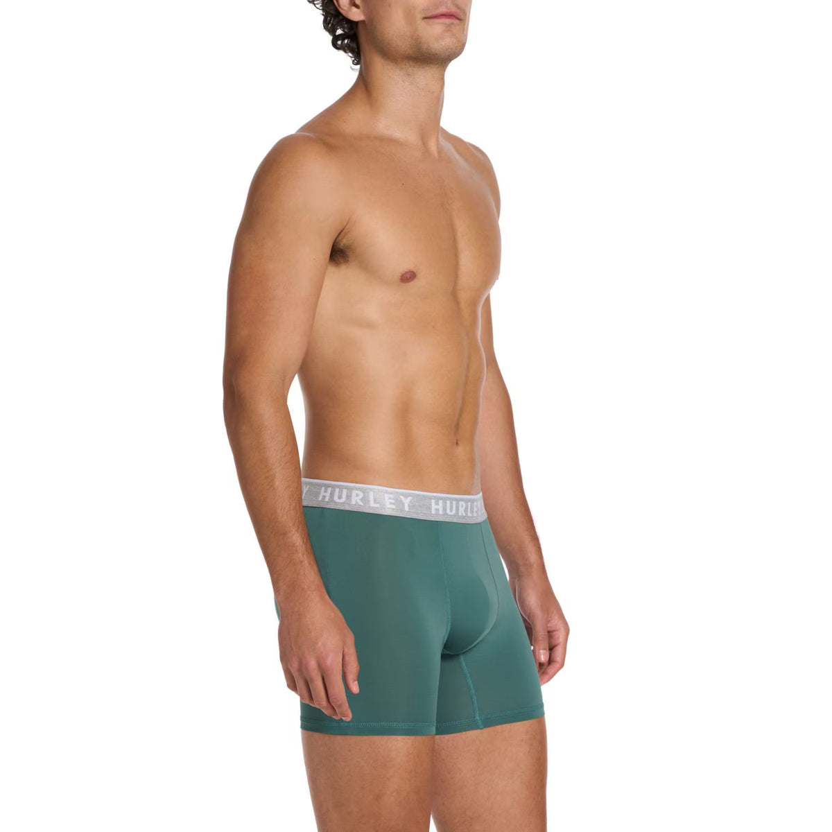 Hurley Men's Boxer Brief, Assorted Colors (4-Pack)