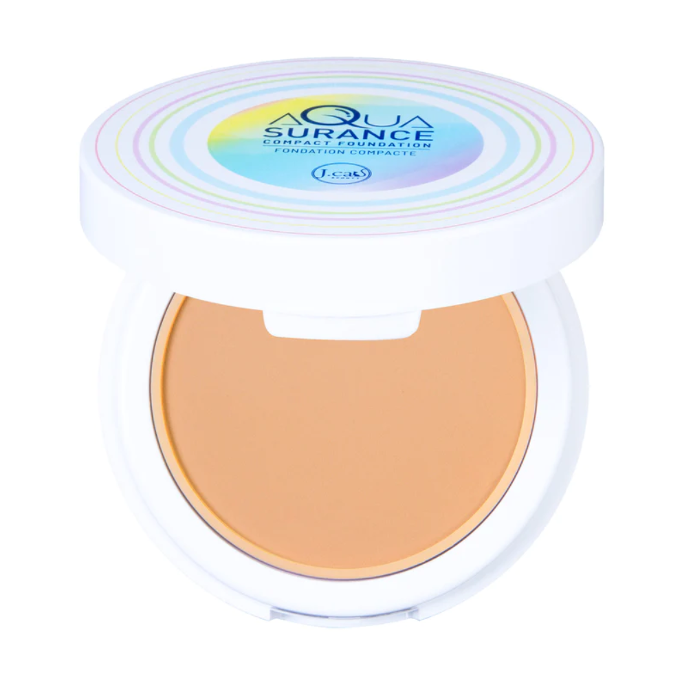 J.Cat Beauty Aquasurance Compact Foundation, Natural (ACF102)