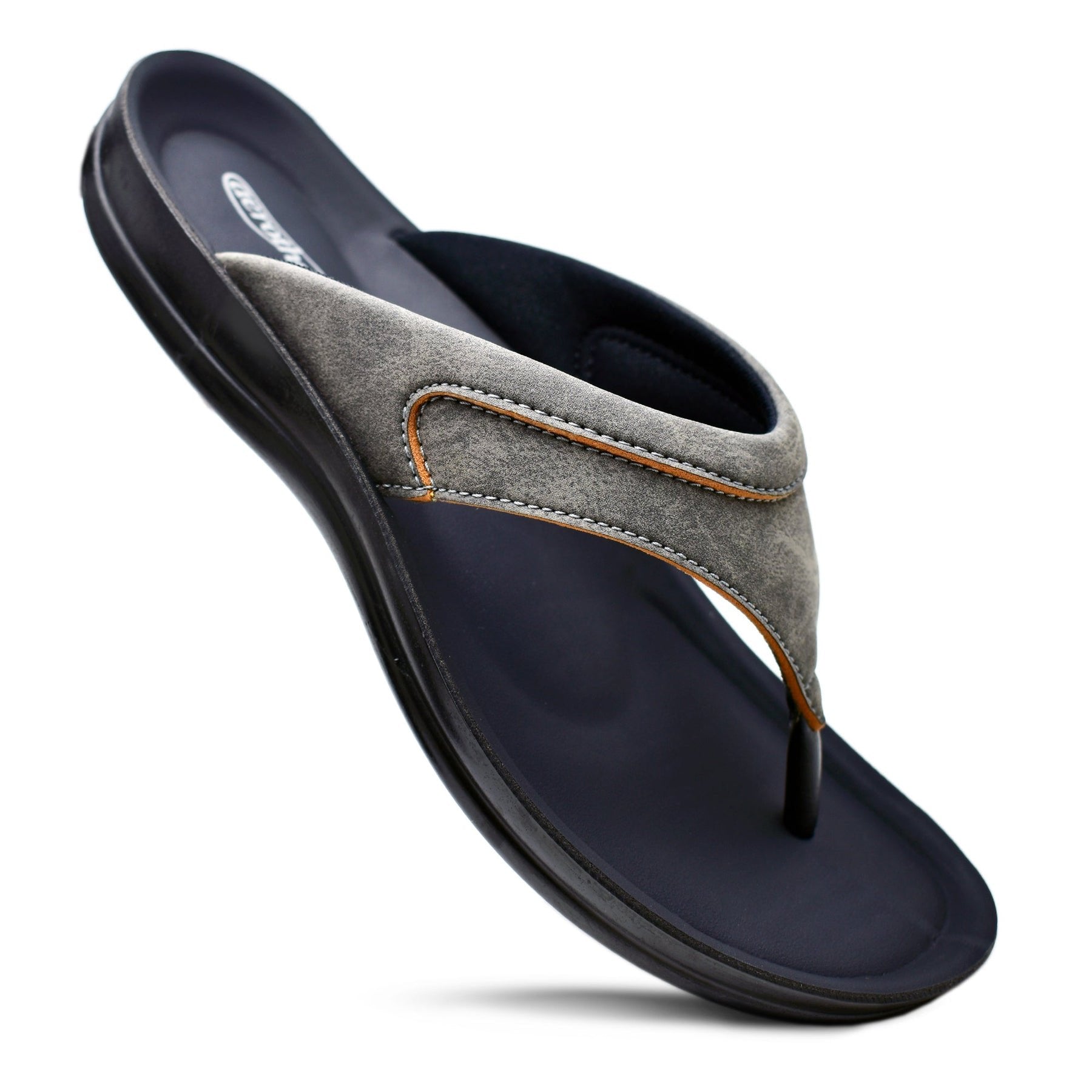 Aerothotic Women's Comfortable Slides, Terrene, Grey (L1324)