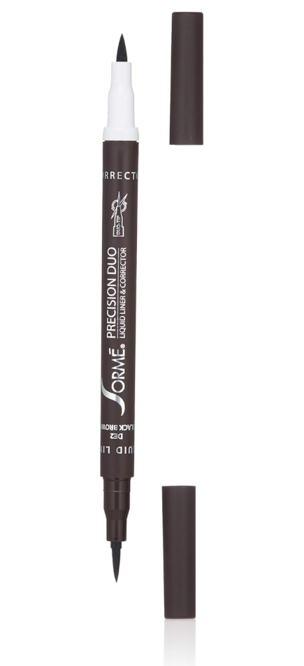 Sorme Cosmetics Precision Duo Liquid Liner and Corrector (DE2) Brown
