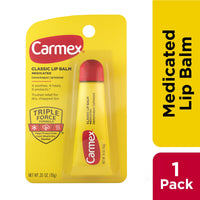 Carmex Classic Moisturizing Medicated Lip Balm, 0.35 Ounce Tube