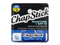 ChapStick Moisturizer Original Lip Balm Tube, SPF 15, 0.15 oz (3-Pack)