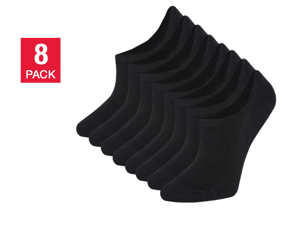 Cole Haan Women's Liner Sock - Black (8-Pair)