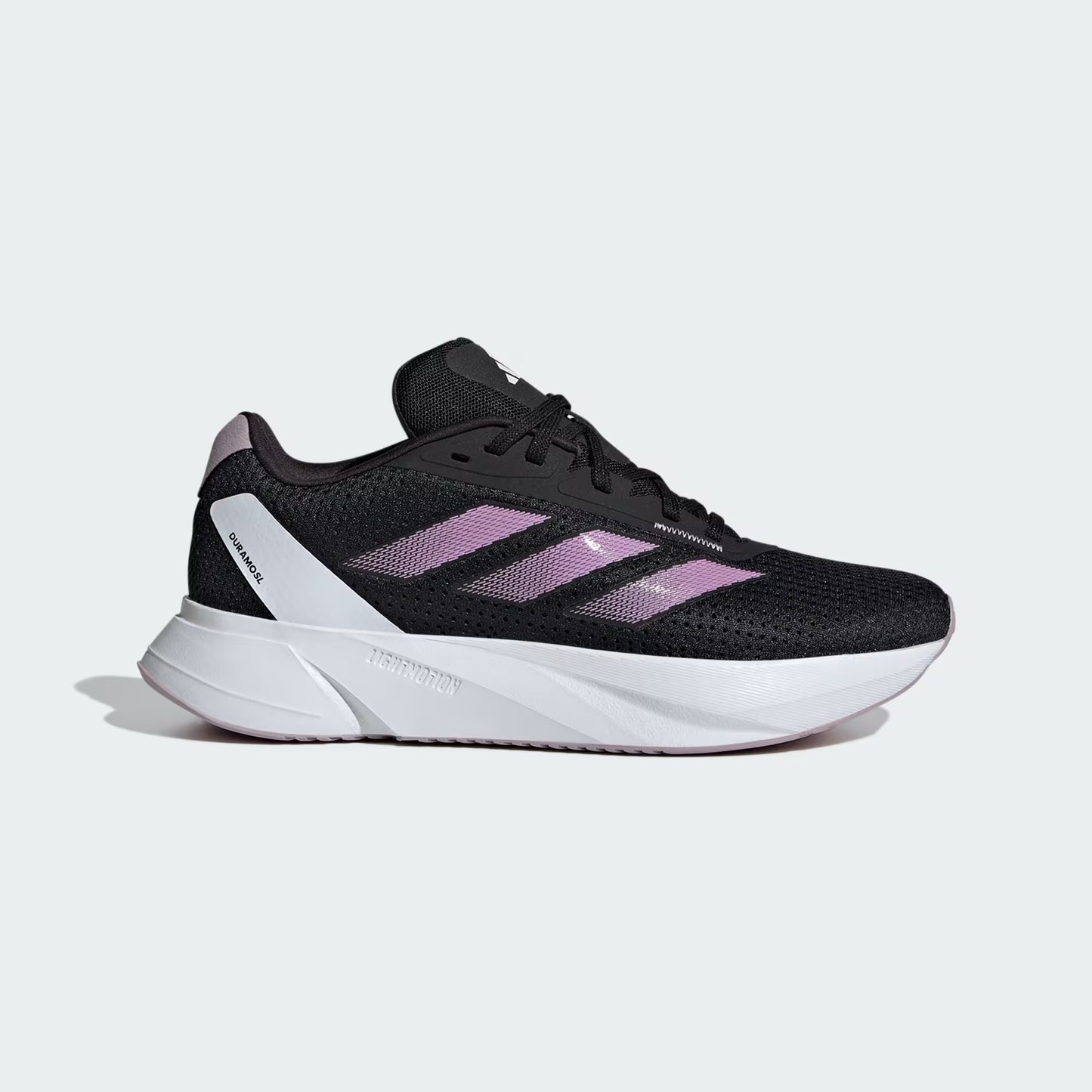 Adidas Ladies' Duramo SL Running Shoes - Core Black / Bliss Lilac / Preloved Fig
