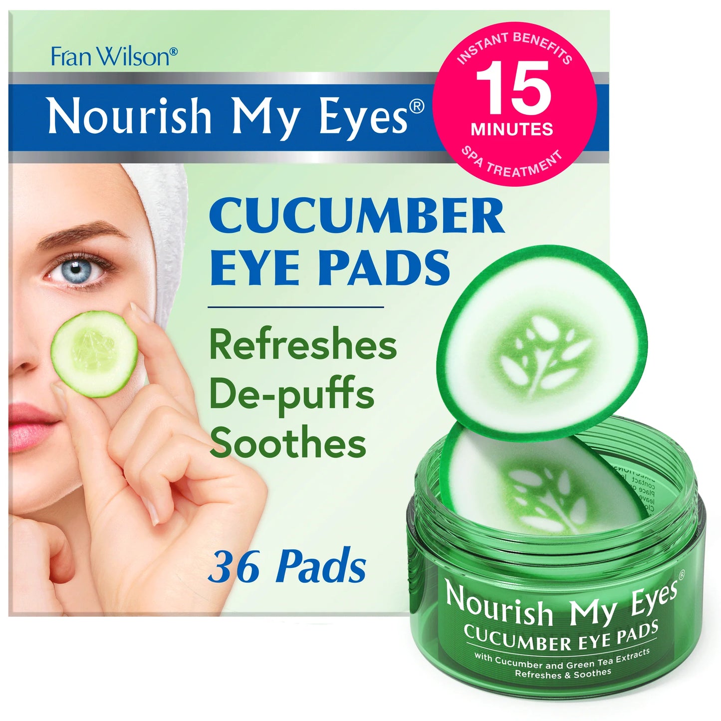 FRAN WILSON Nourish My Eyes Cucumber [01292-000] 36 Count