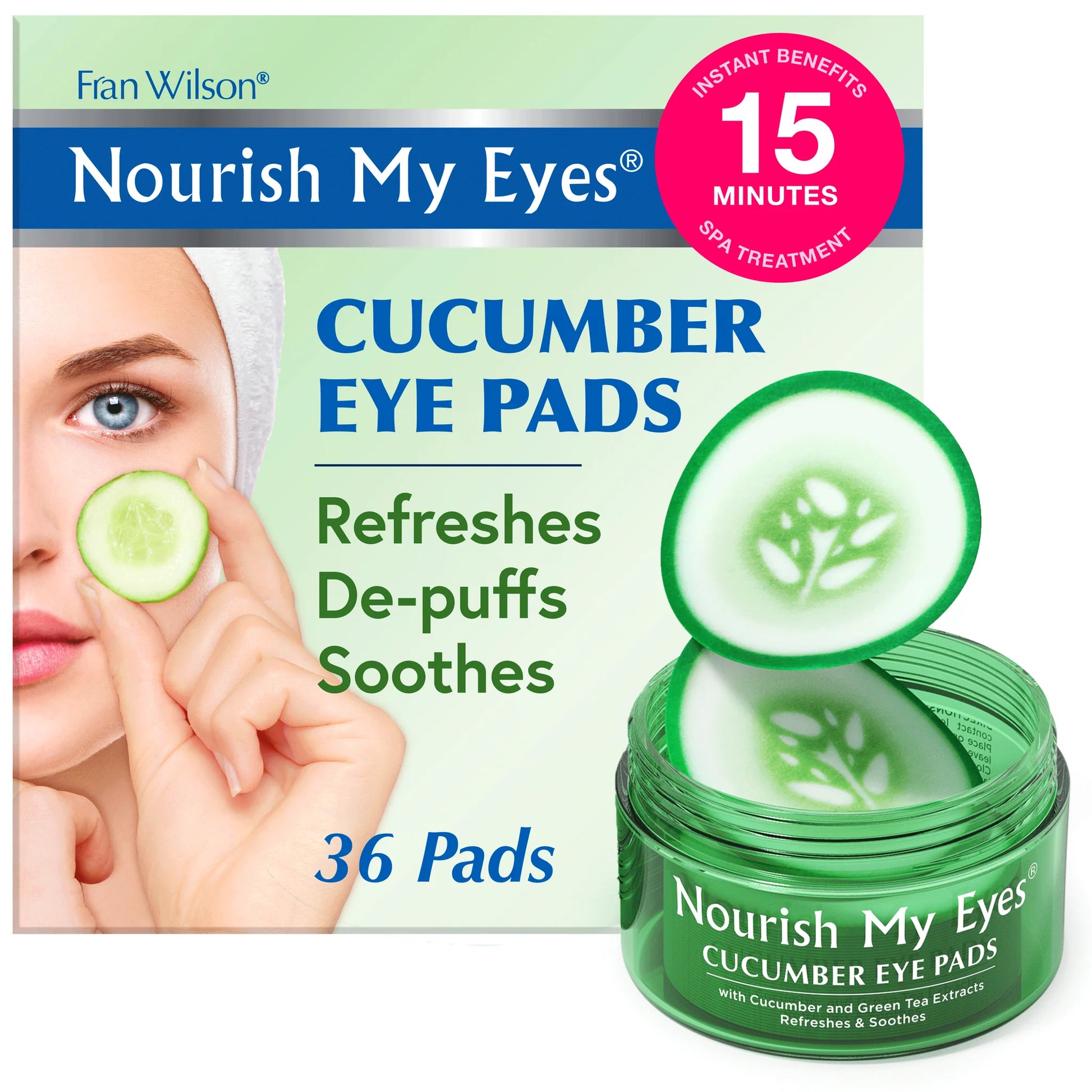 FRAN WILSON Nourish My Eyes Cucumber [01292-000] 36 Count